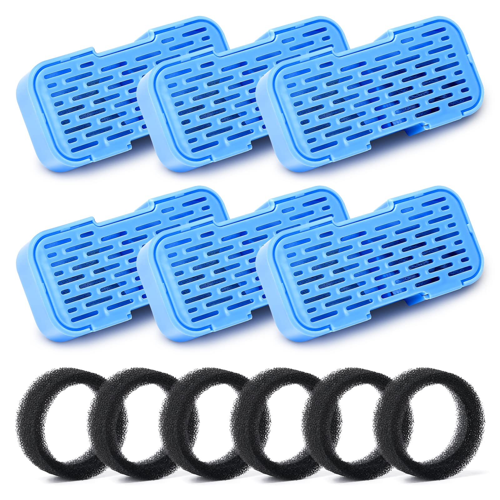 AOOGITF official cat fountain filter pack front view for easy replacement.