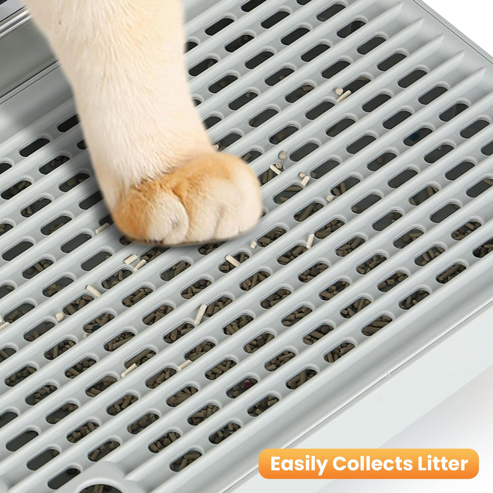 Aothey Litter Box Step easy-clean surface simplifies maintenance.