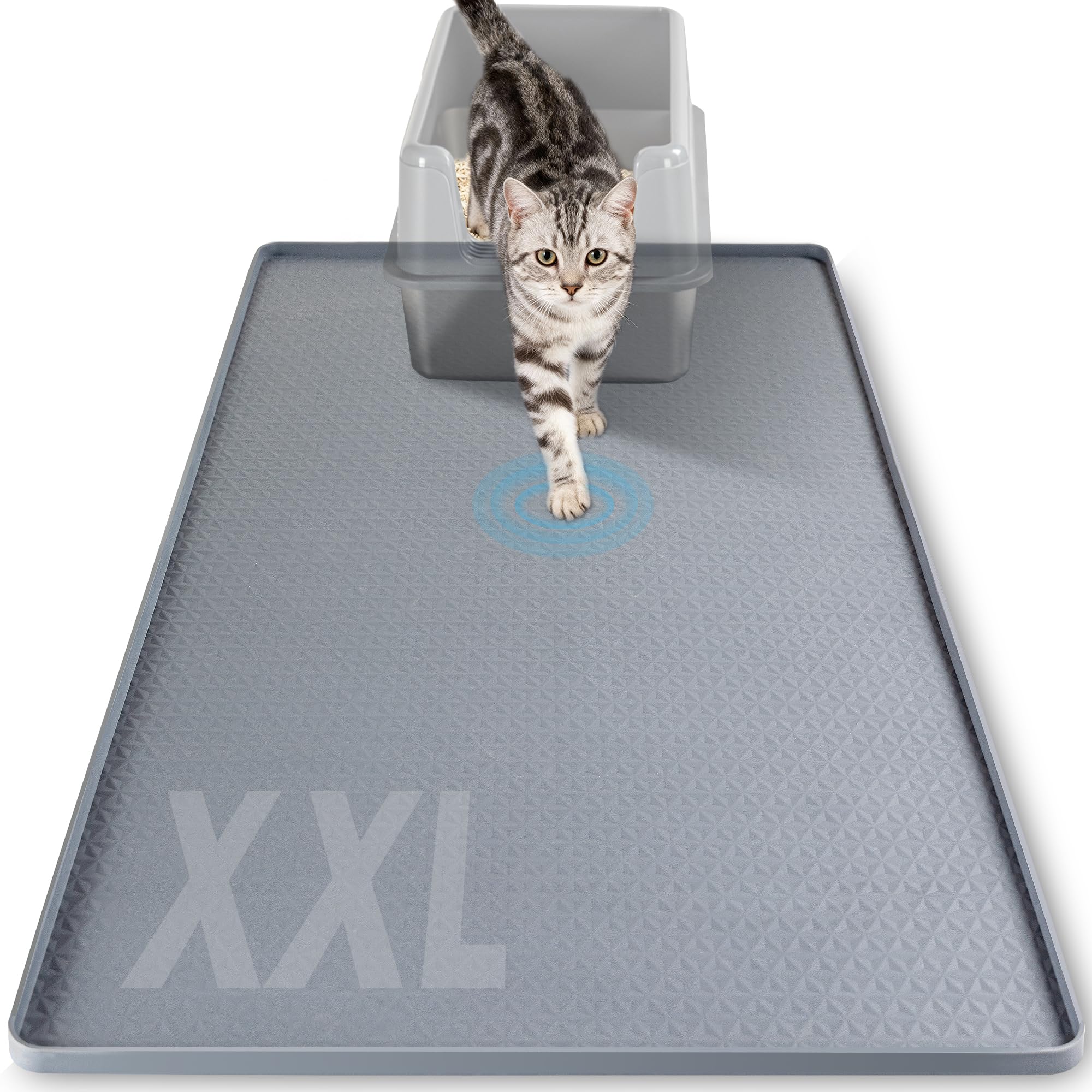 Aothey easy to clean silicone mat; wipe or rinse.