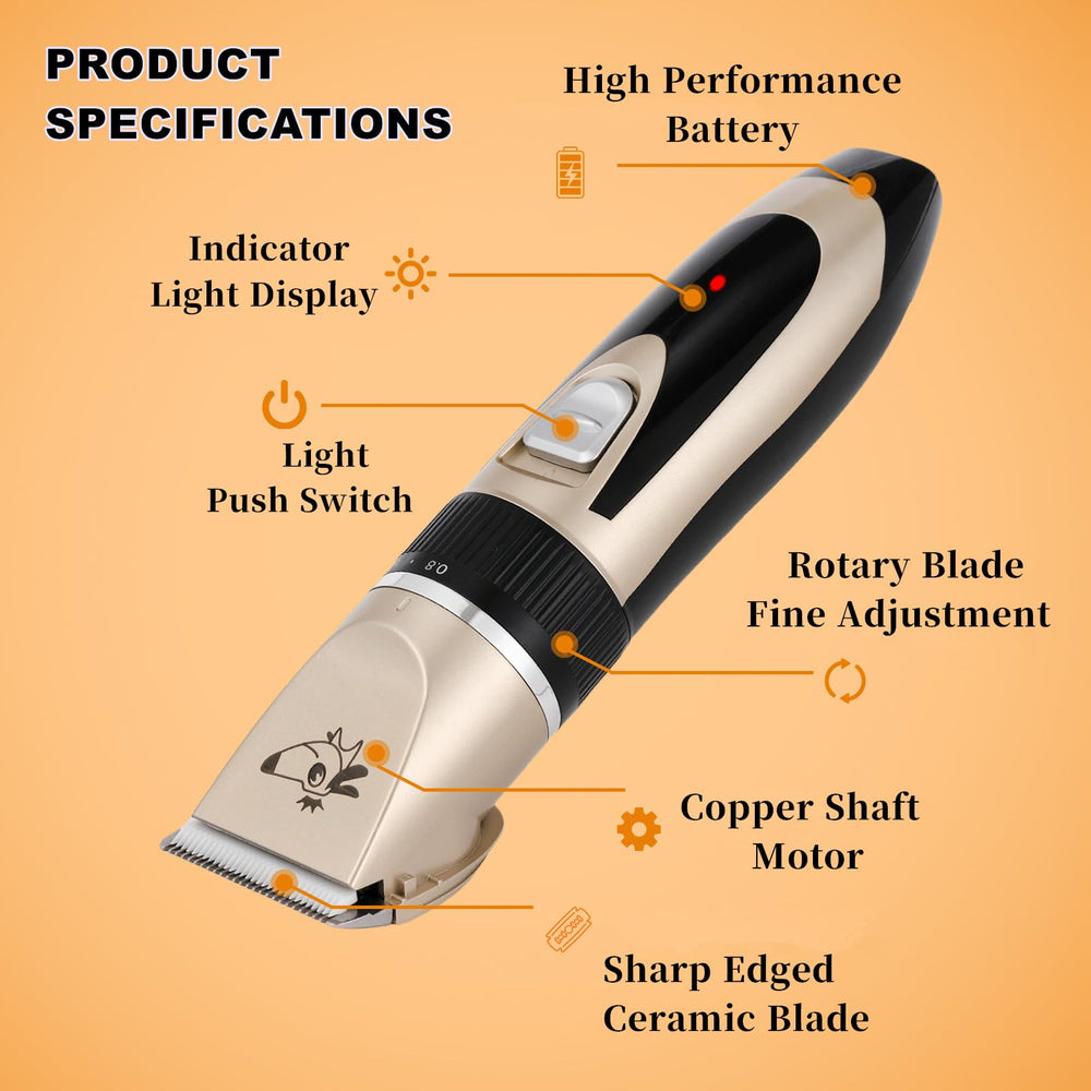 Aovdy dog clippers with quiet operation to minimize pet stress.