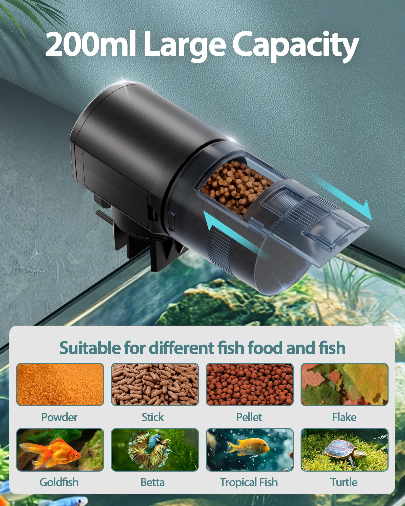 Aoyar 200ml capacity display highlights holiday feeding capability.