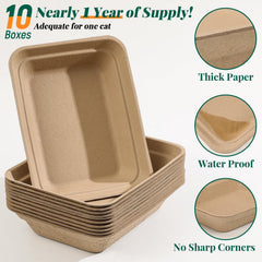 AOZITA no-scrub litter system simplifies busy days.