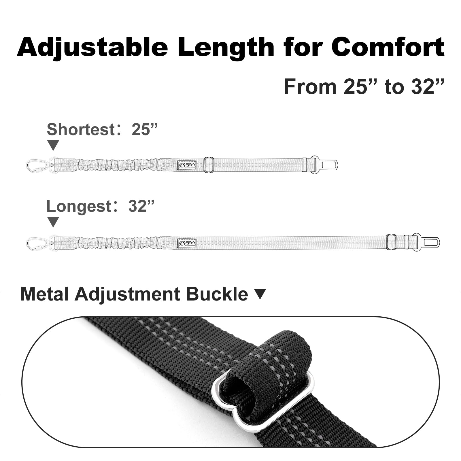 APAKBAK reflective nylon strap enhances night visibility for safety
