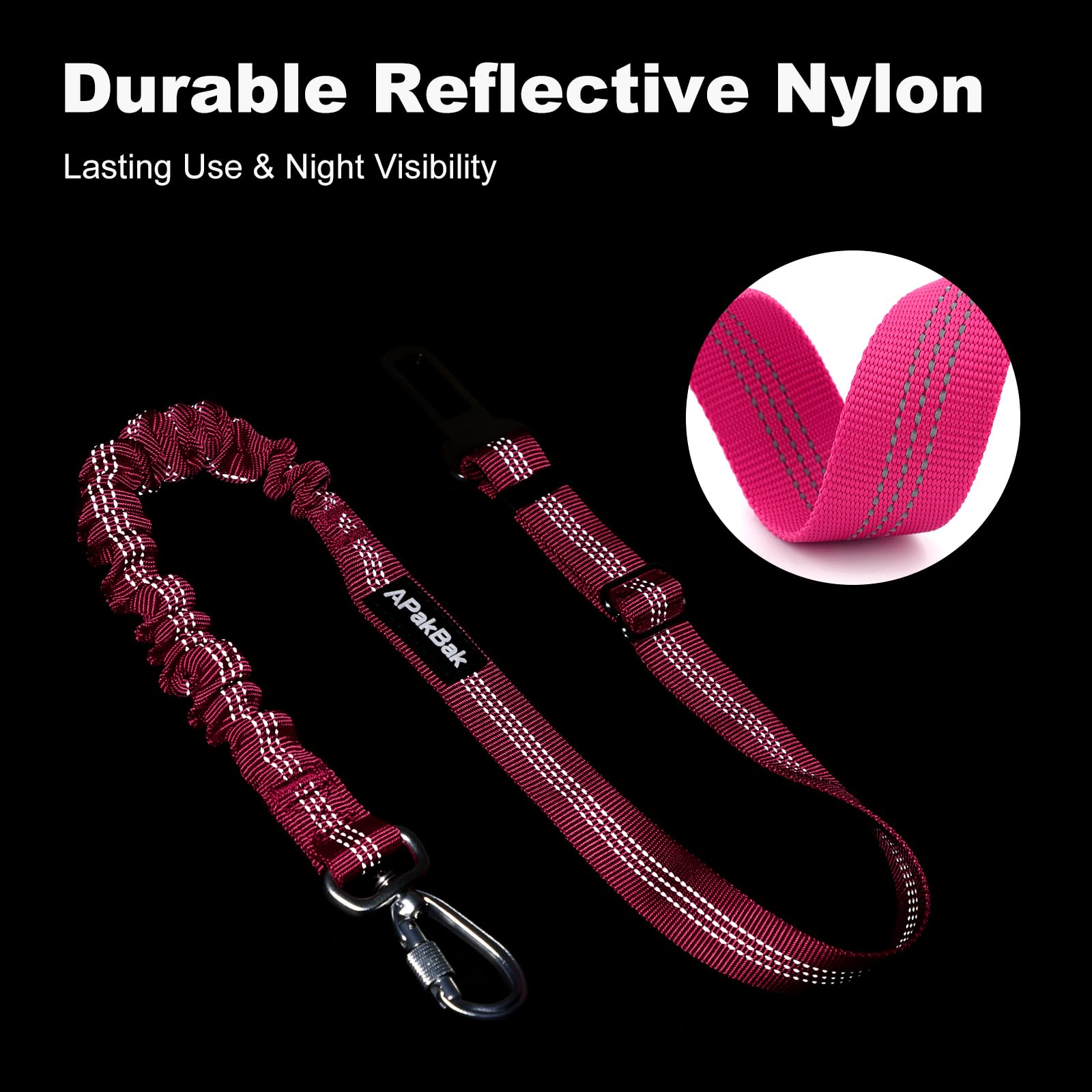 APakBak universal buckle fits most car seat belt receptacles