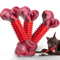 Apasiri 3-pack tough dog toys for aggressive chewers and long-lasting engagement