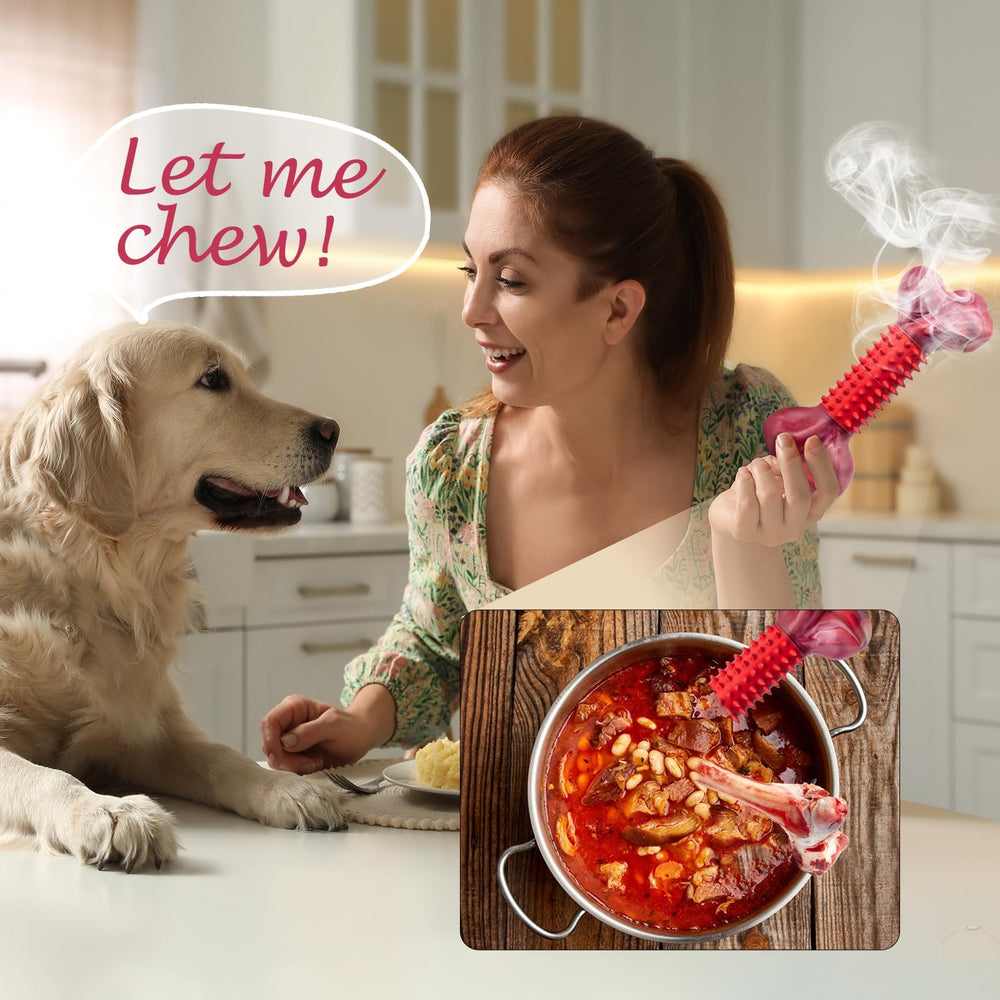 Apasiri beef-flavored bone middle with rubber texture massages gums