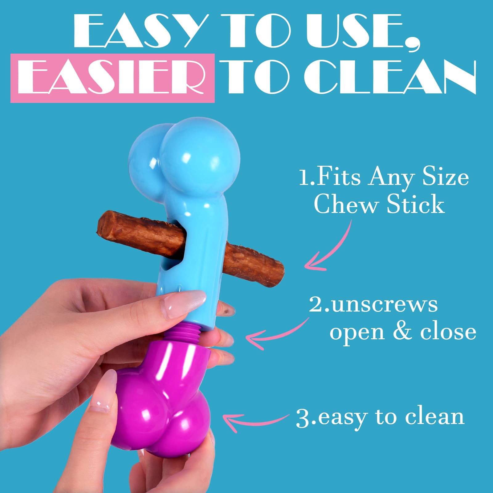 Apasiri anti-choking design helps prevent swallowing mishaps.