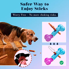 Apasiri locking grip close-up demonstrates secure containment of the chew.