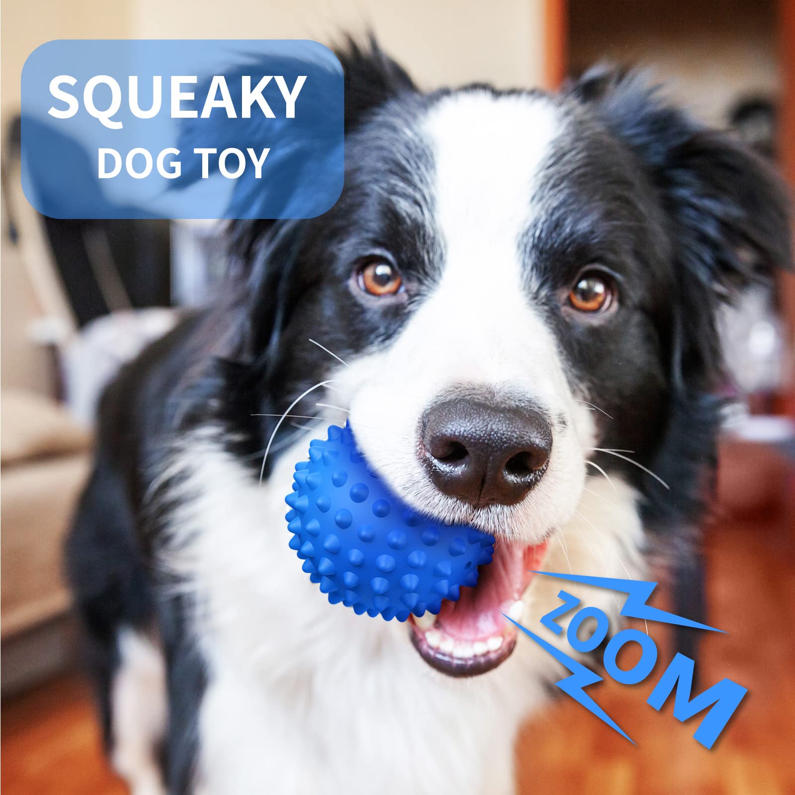 Apasiri durable dog ball for aggressive chewers improves longevity during rough chewing.