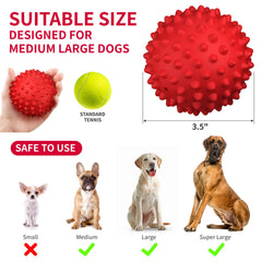 Upgraded spikes help massage gums and support oral comfort during chewing.