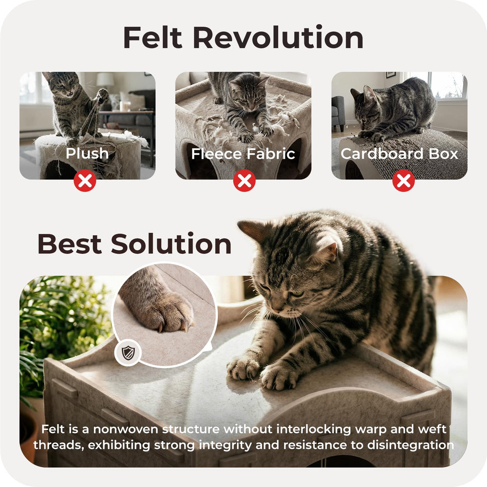 Apasiri felt insulation keeps cat warm in winter and breathable in spring