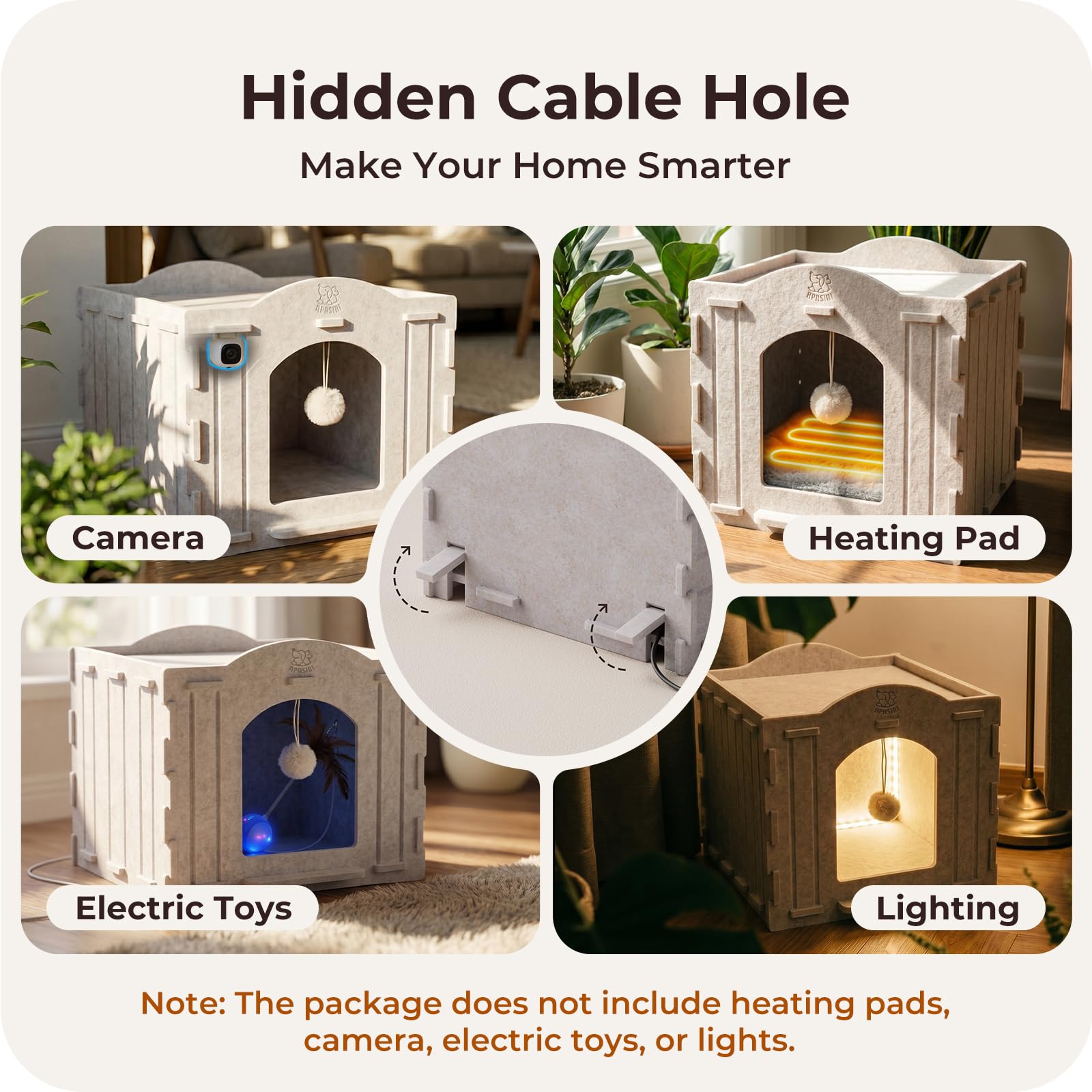 Apasiri modular cat tunnel panels allow expanding play space