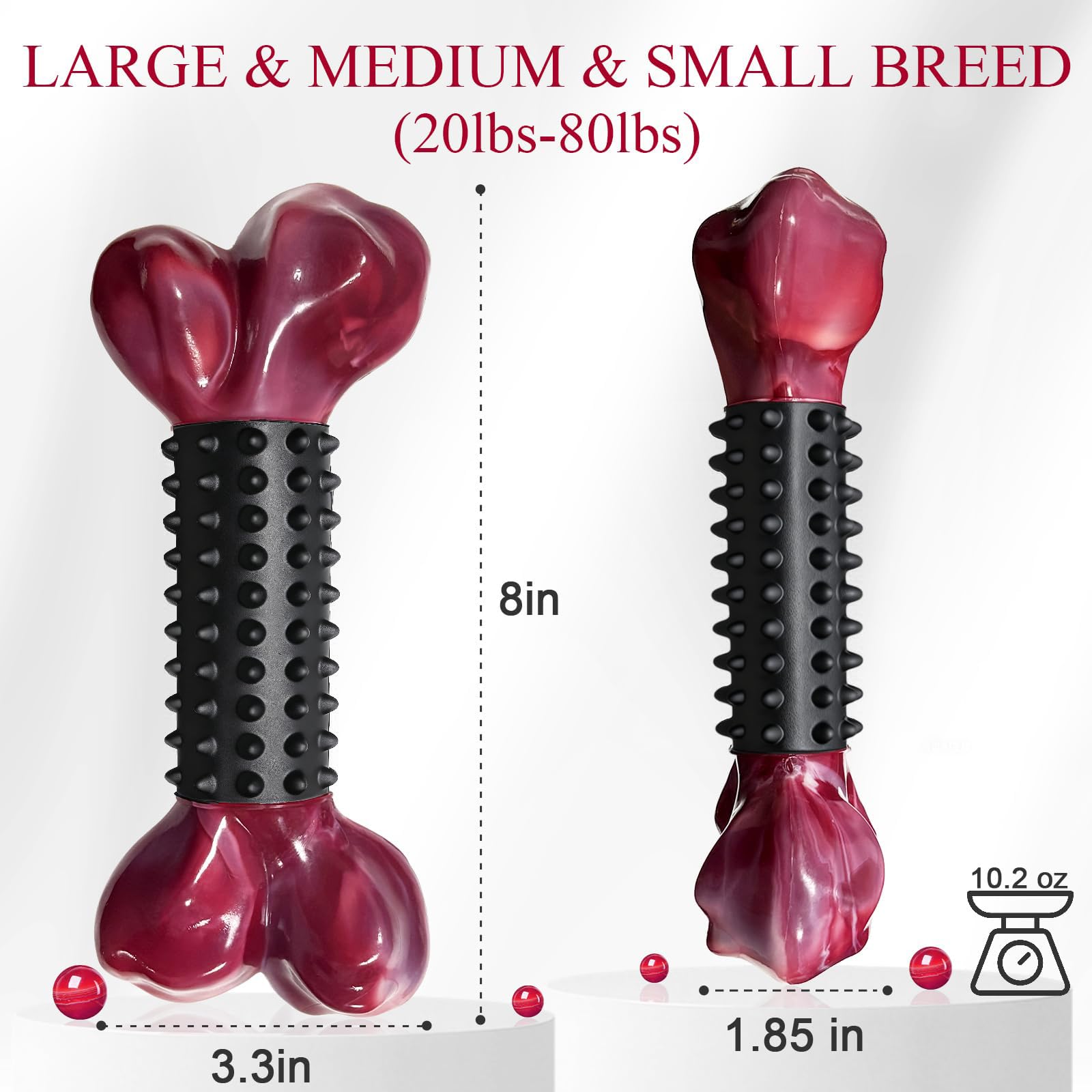 Apasiri two-pack chew toy set keeps dogs engaged.