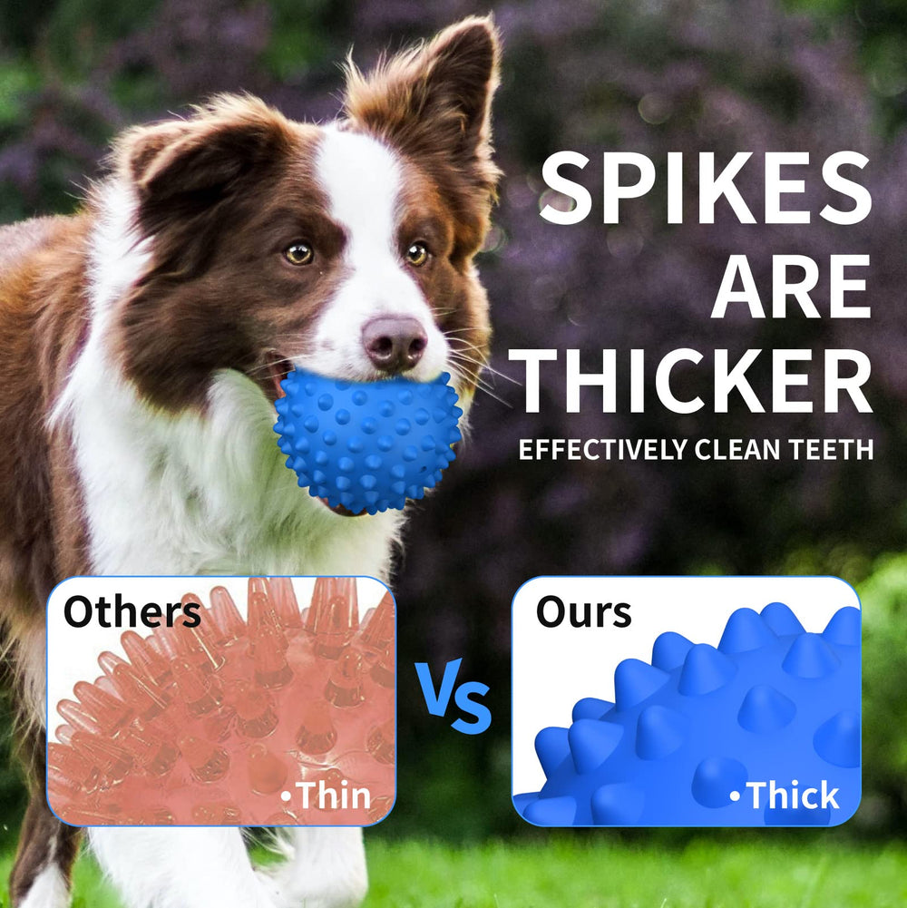 Apasiri upgraded spikes help massage gums and support oral comfort during fetch.