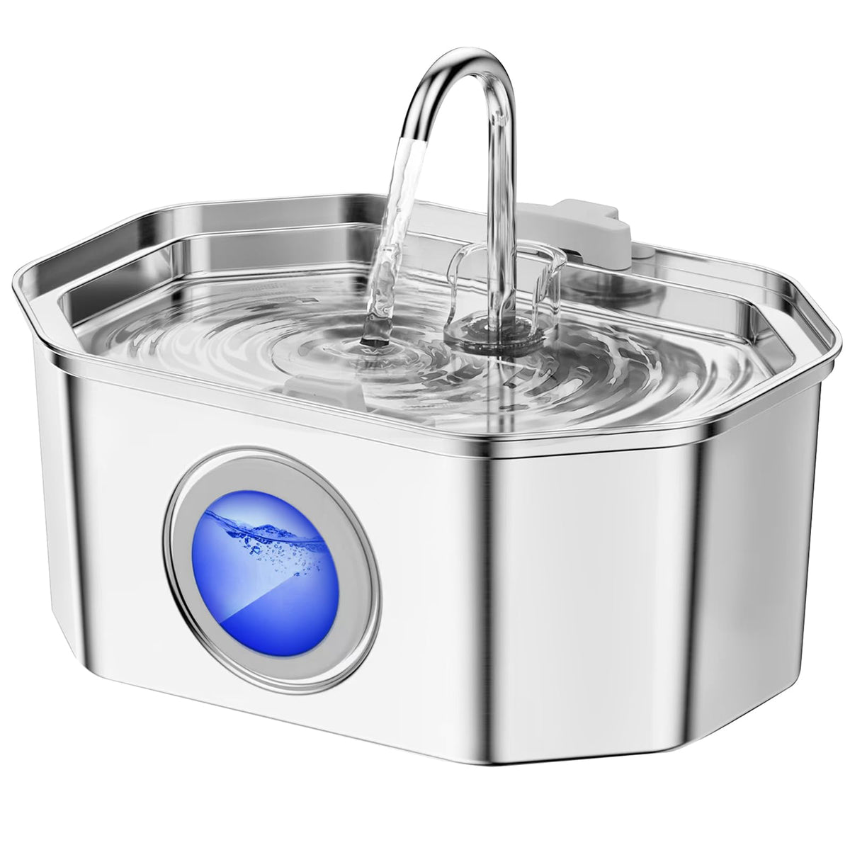 APAUK cat water fountain with 108oz capacity for multi-pet hydration