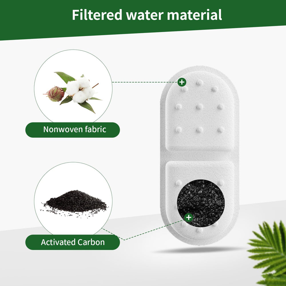 Triple filtration system with cotton, carbon, and ion resin for water quality.