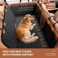 A-Pce waterproof layer shields upholstery from spills and mud.