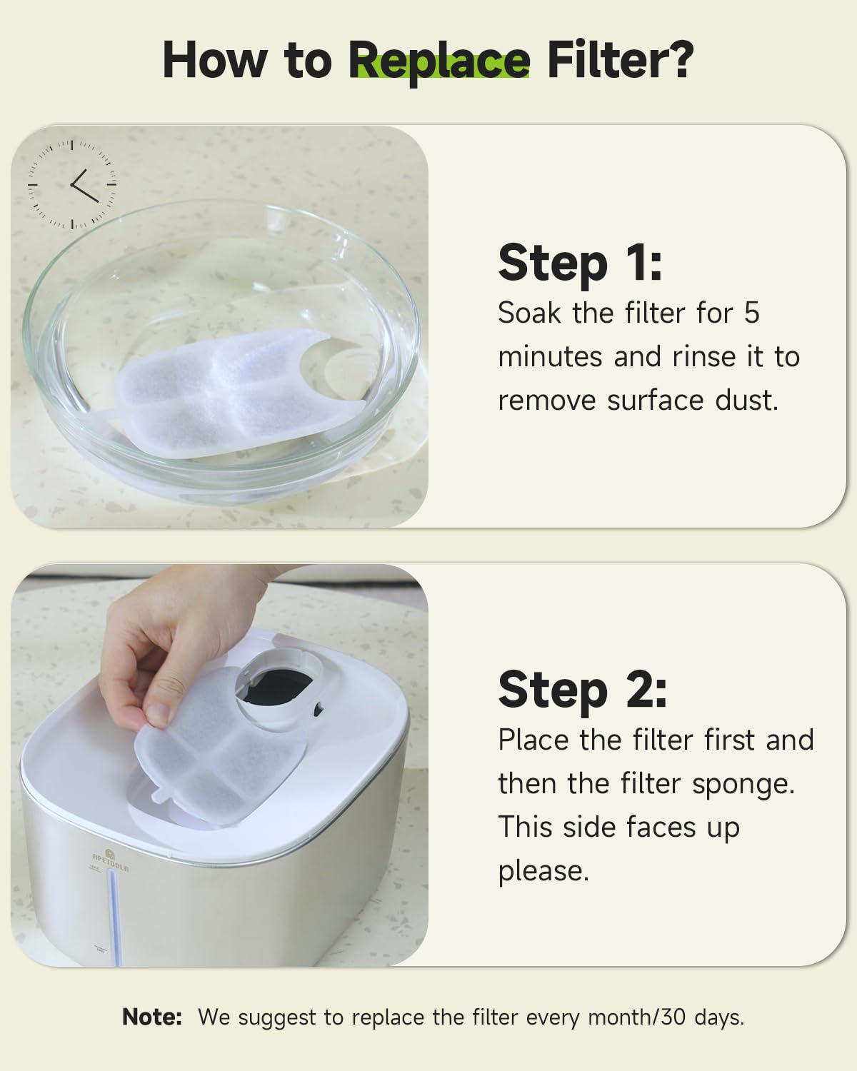 APD APETDOLA replacement kit supports ongoing maintenance and better-tasting water