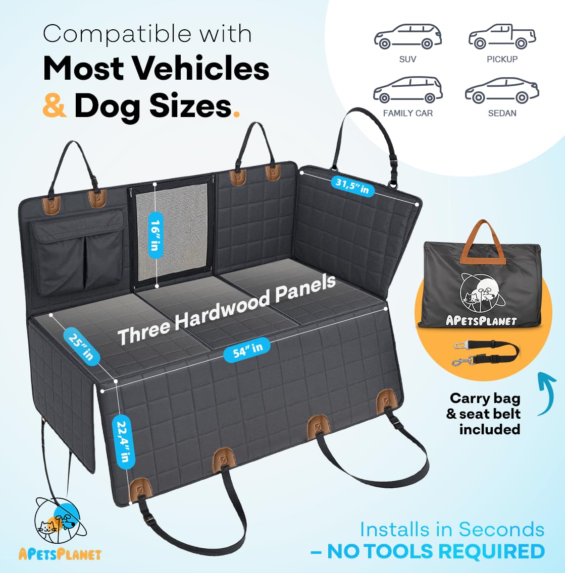 APetsPlanet door protection cover shields doors from pawprints and spills.