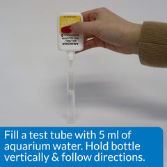 API Ammonia 130-Test kit color cards for quick visual ammonia readings.