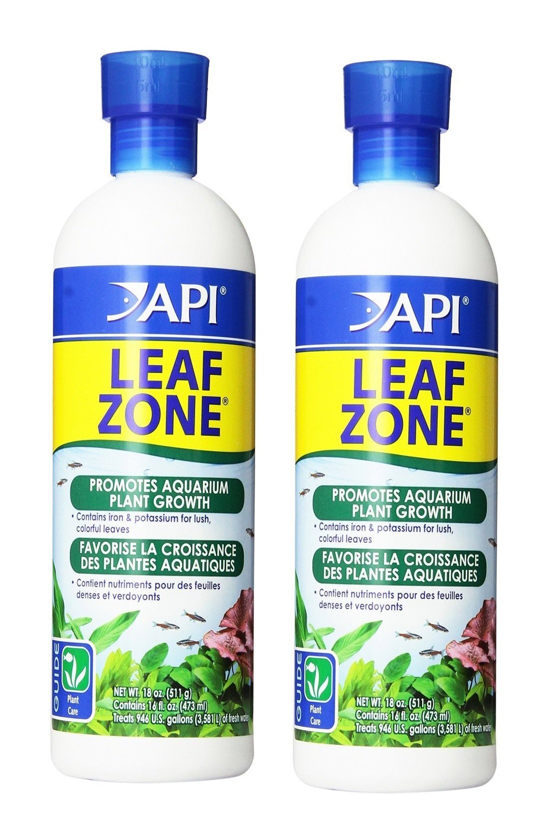 API Leaf Zone bottle front view for aquarium plant nutrition
