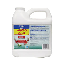 API POND AMMO-LOCK 64oz bottle front view for safer pond water