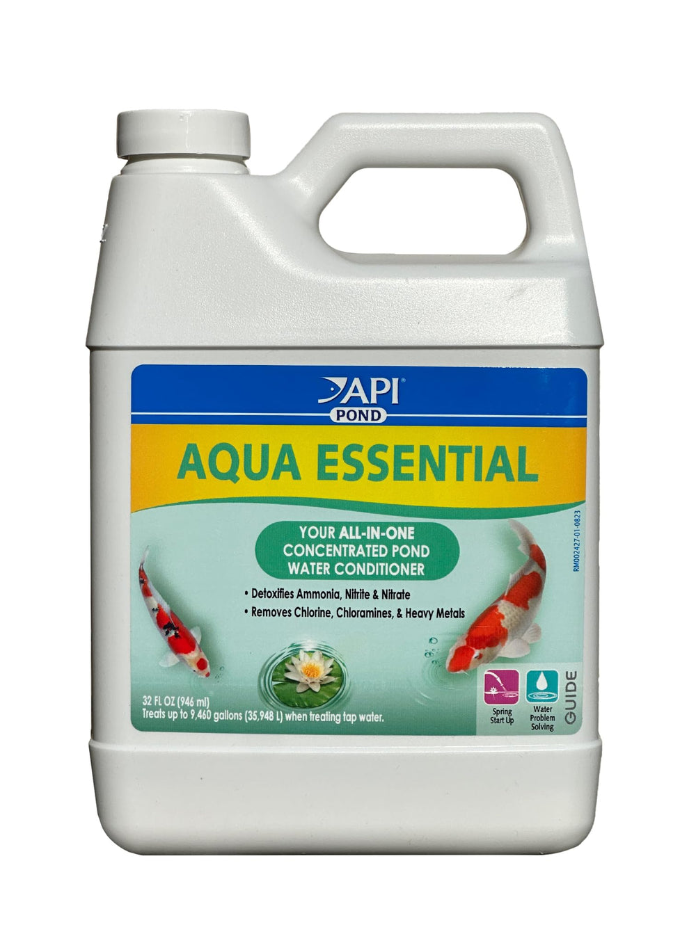 API Pond Aqua Essential bottle front view for simple water conditioning