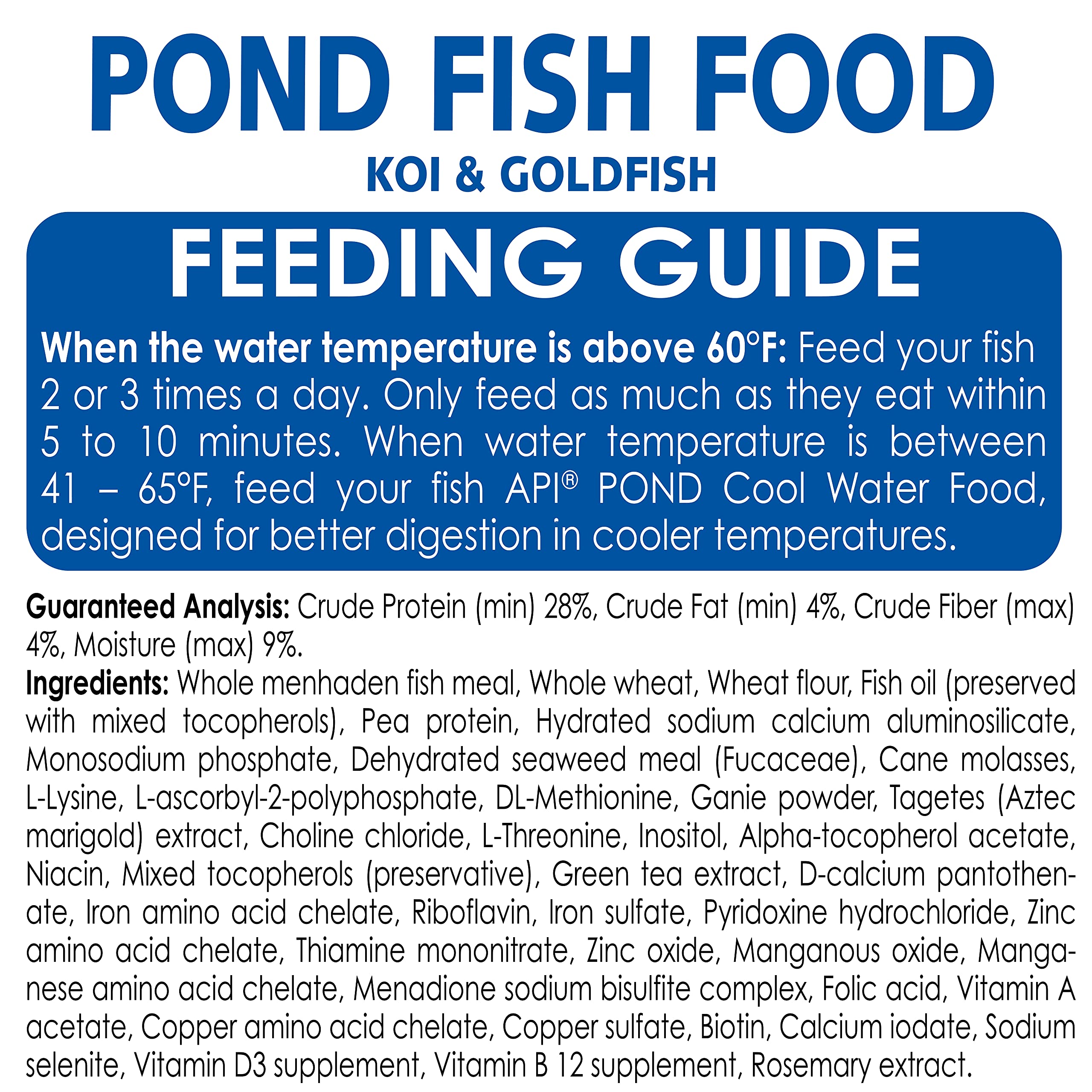 Bag label highlights vitamins, antioxidants, and yeast content.