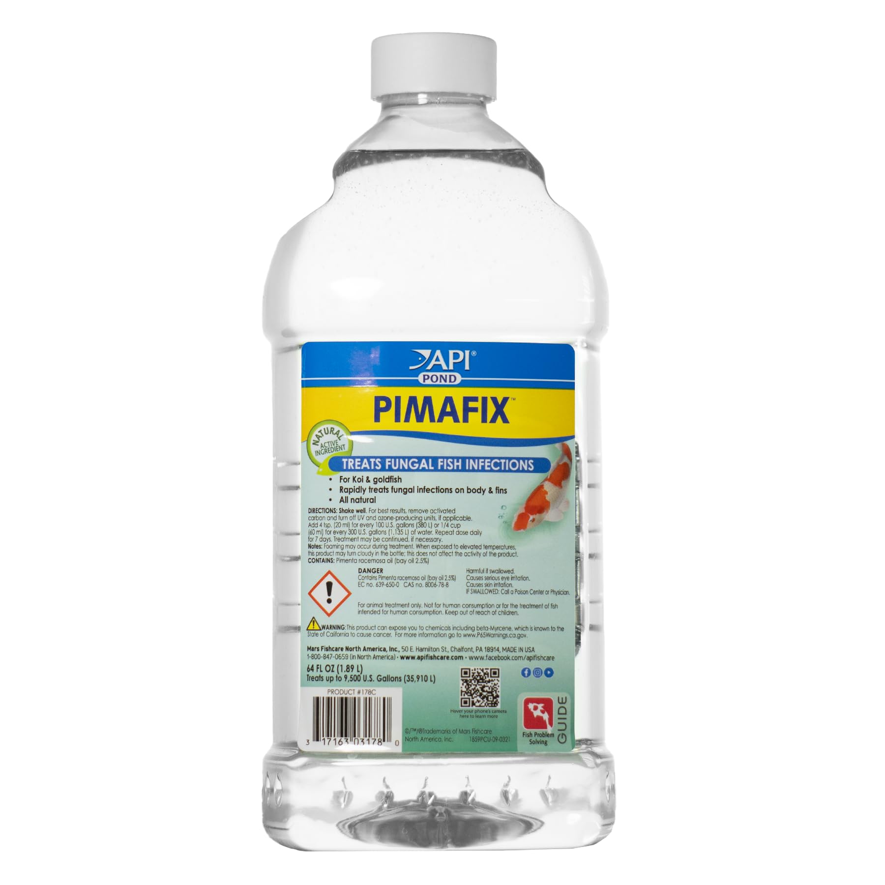 API POND PIMAFIX 64oz bottle front view for simple dosing