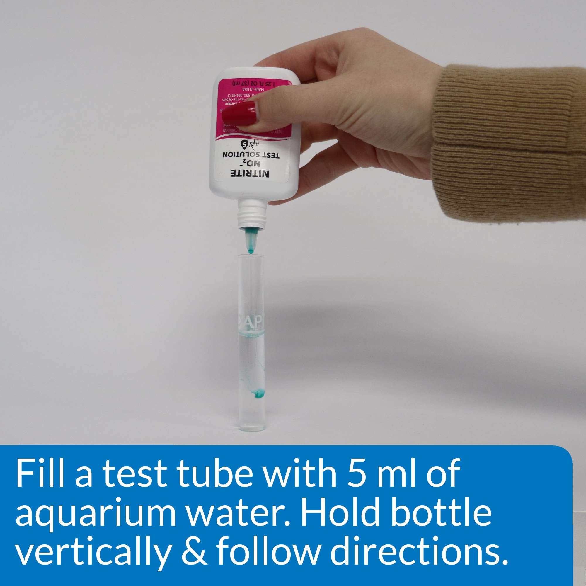 API Saltwater Master Test Kit reagent bottles ready for accurate parameter checks