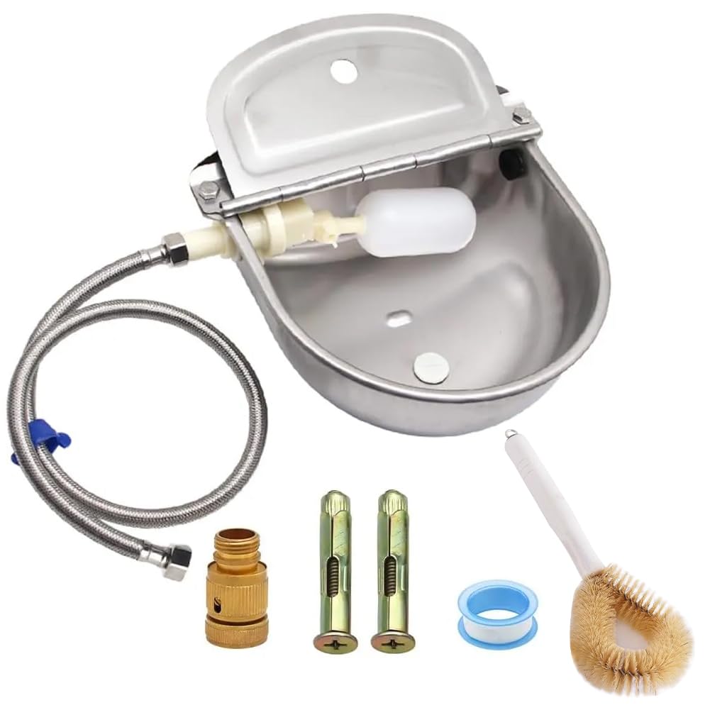 APlayfulBee automatic water bowl with floating valve for steady hydration