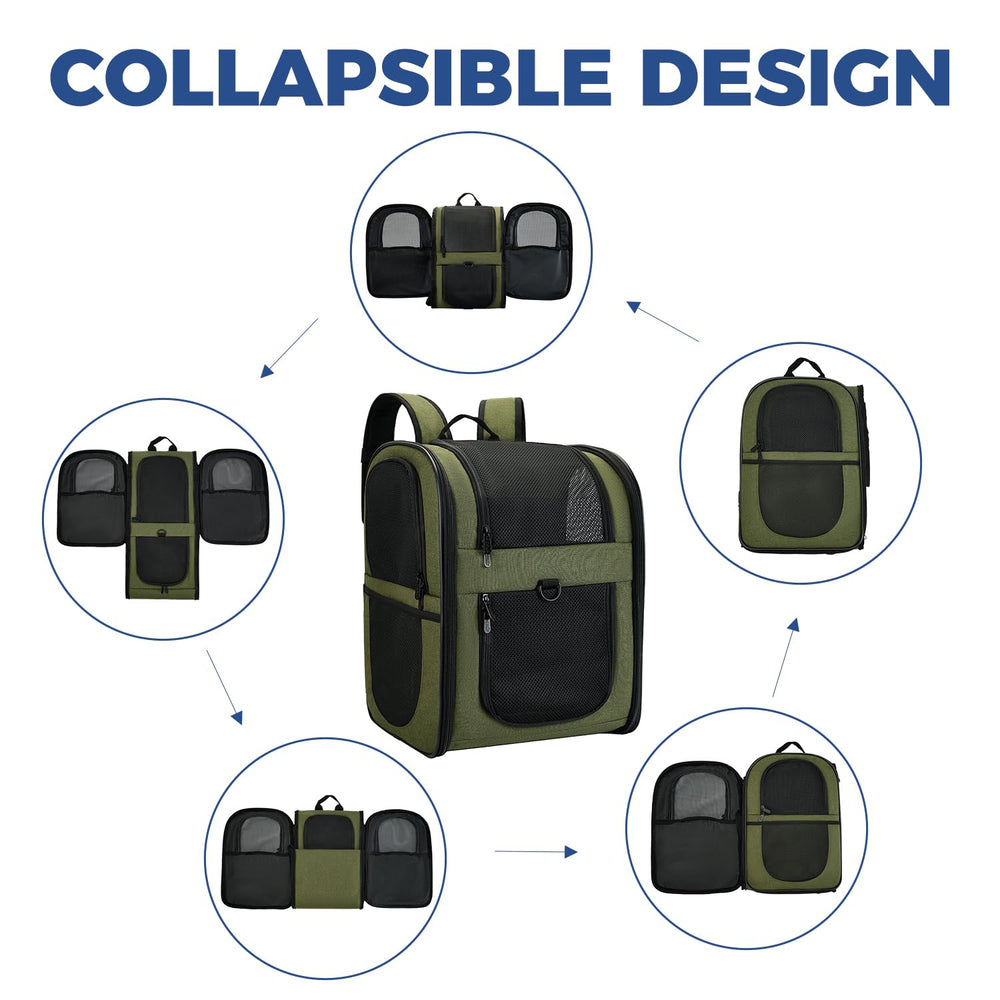 Adjustable chest and waist straps on the Apollo Walker carrier for stability