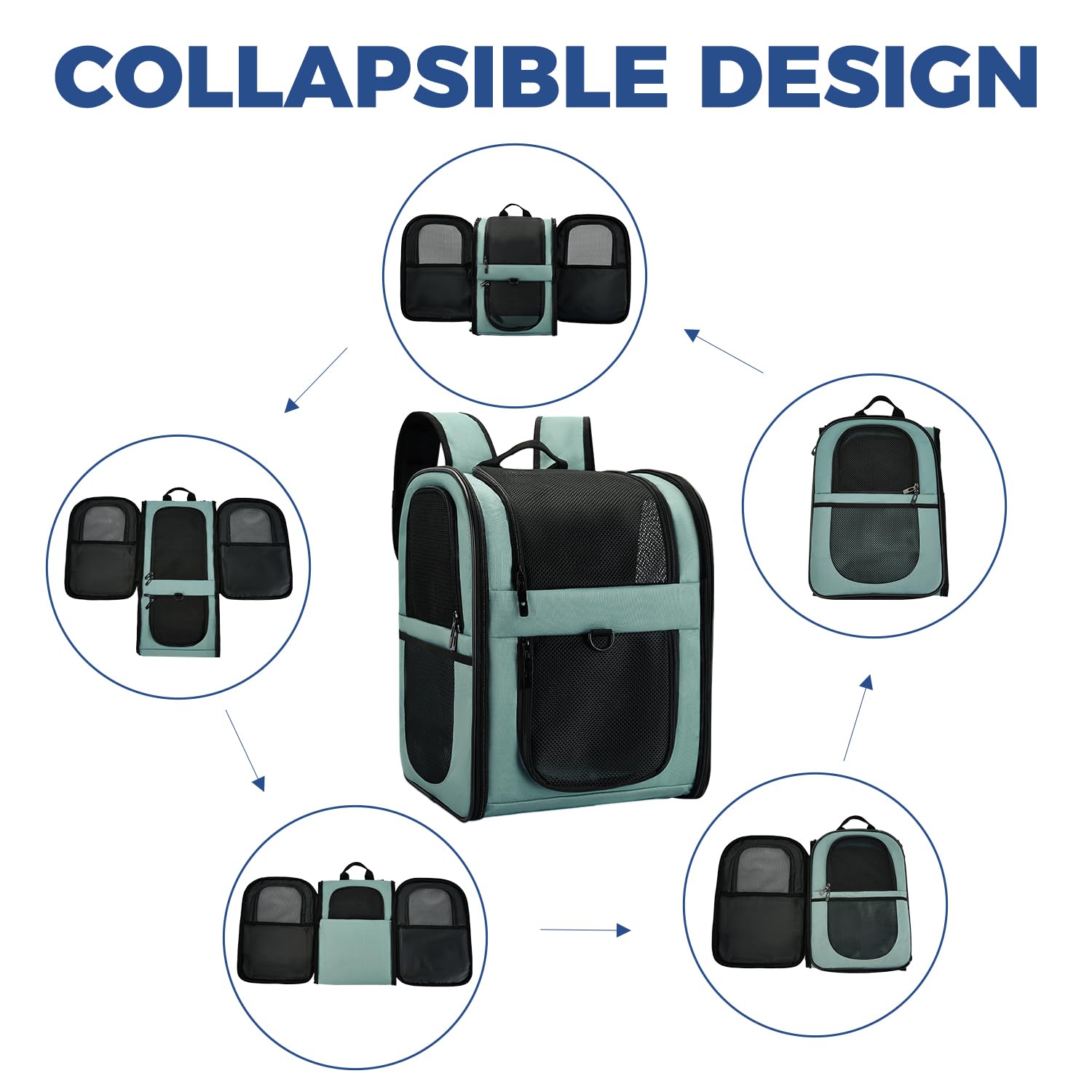 Padded back panel and memory foam straps reduce shoulder fatigue for the wearer