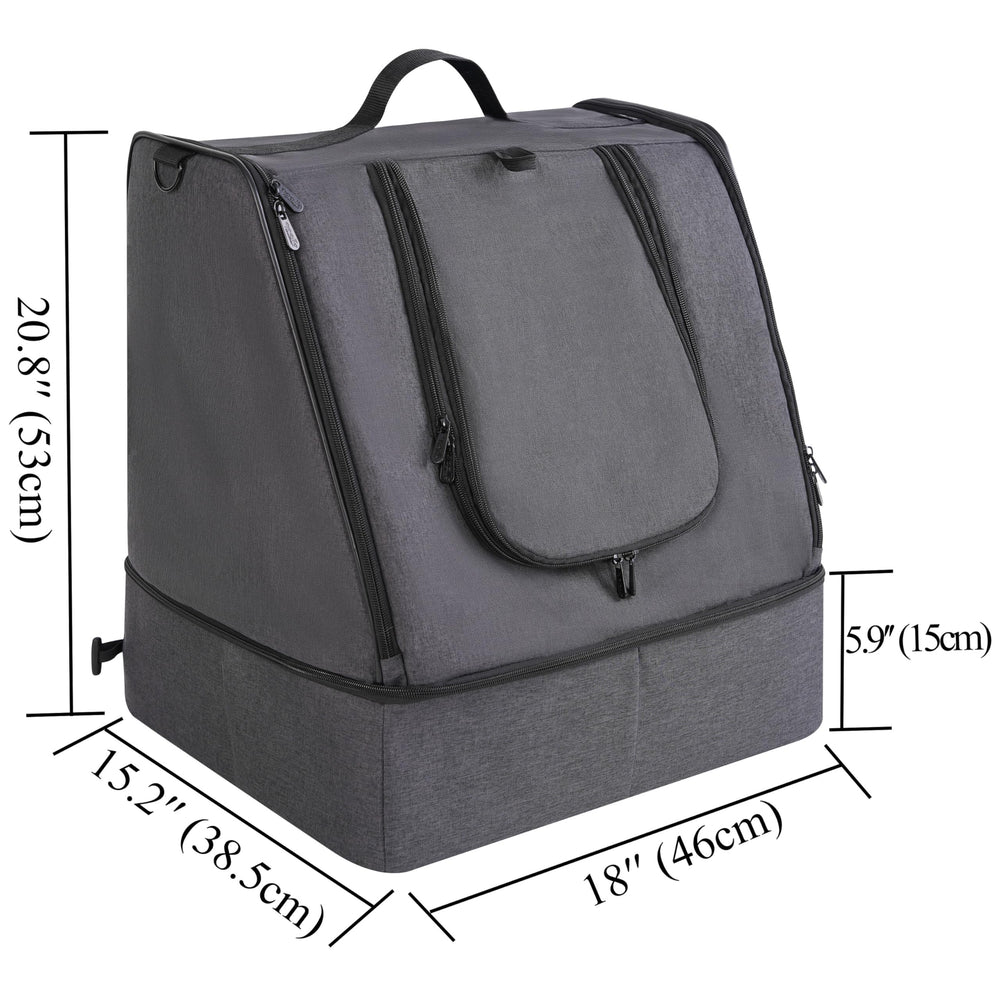 Apollo Walker litter box closed with zipper for secure travel