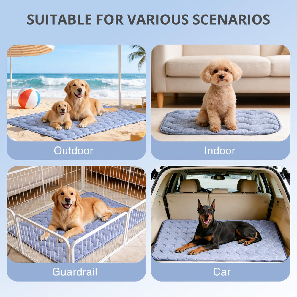 APPKER outdoor-friendly cooling mat for shaded areas and travel.