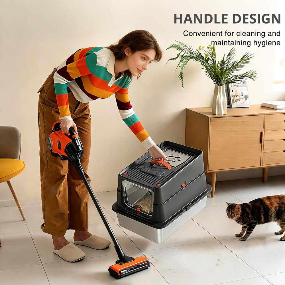 APPKER foot-pedal access promotes convenient entry for seniors and short-legged cats.