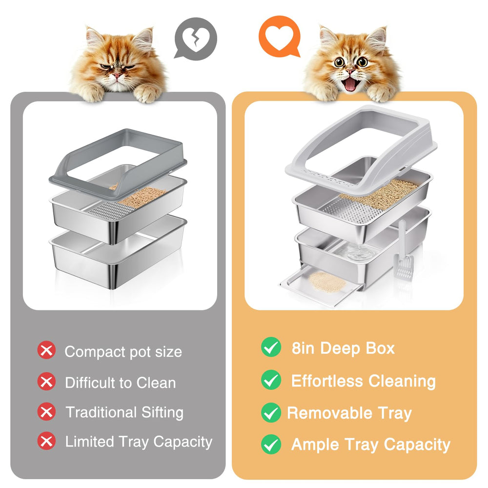 APPKER multi-cat hygiene litter box suits busy households.