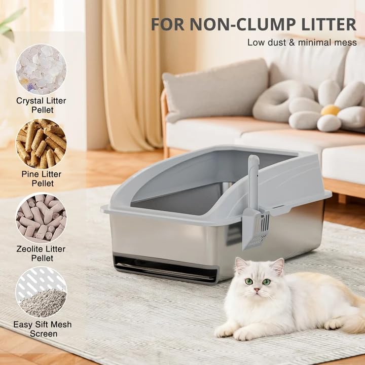 APPKER odor-control stainless steel design helps maintain a fresher home.