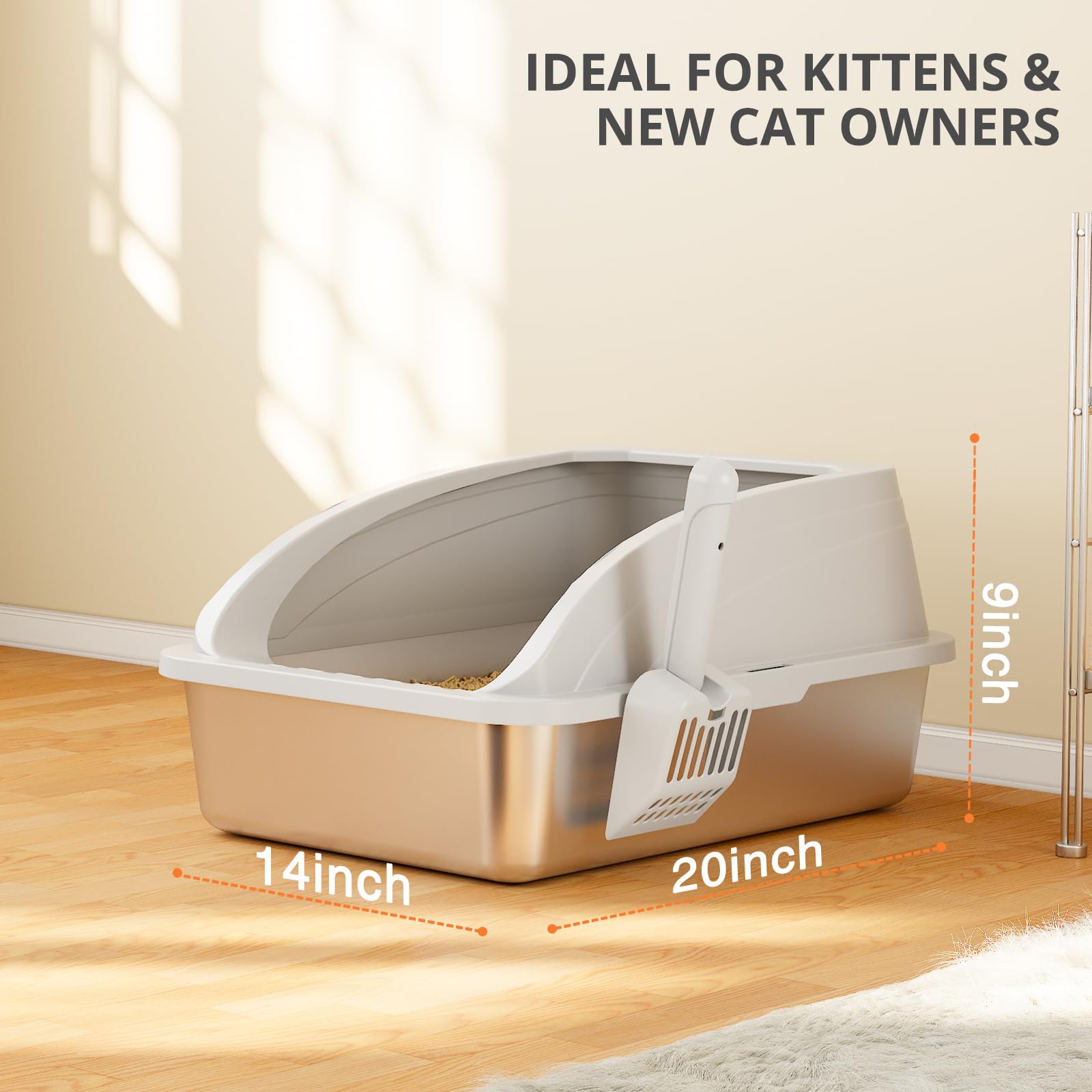 APPKER reinforced plastic enclosure keeps urine contained during exits