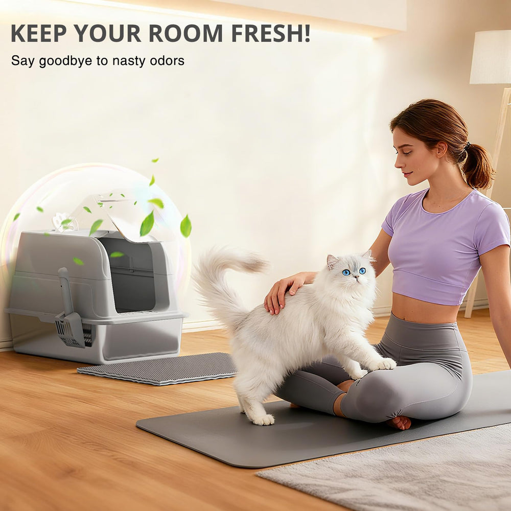 APPKER high-sides design to contain litter and splashes