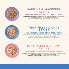 Applaws eight-count pots packaging highlighting limited ingredients.