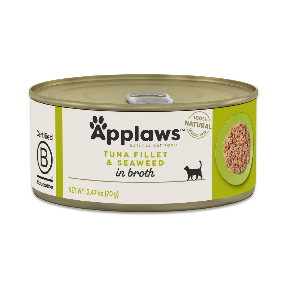 Applaws broth topping detail, enhances flavor and moisture during feeding.