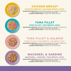 Applaws broth tuna fillet can highlights premium protein for felines.