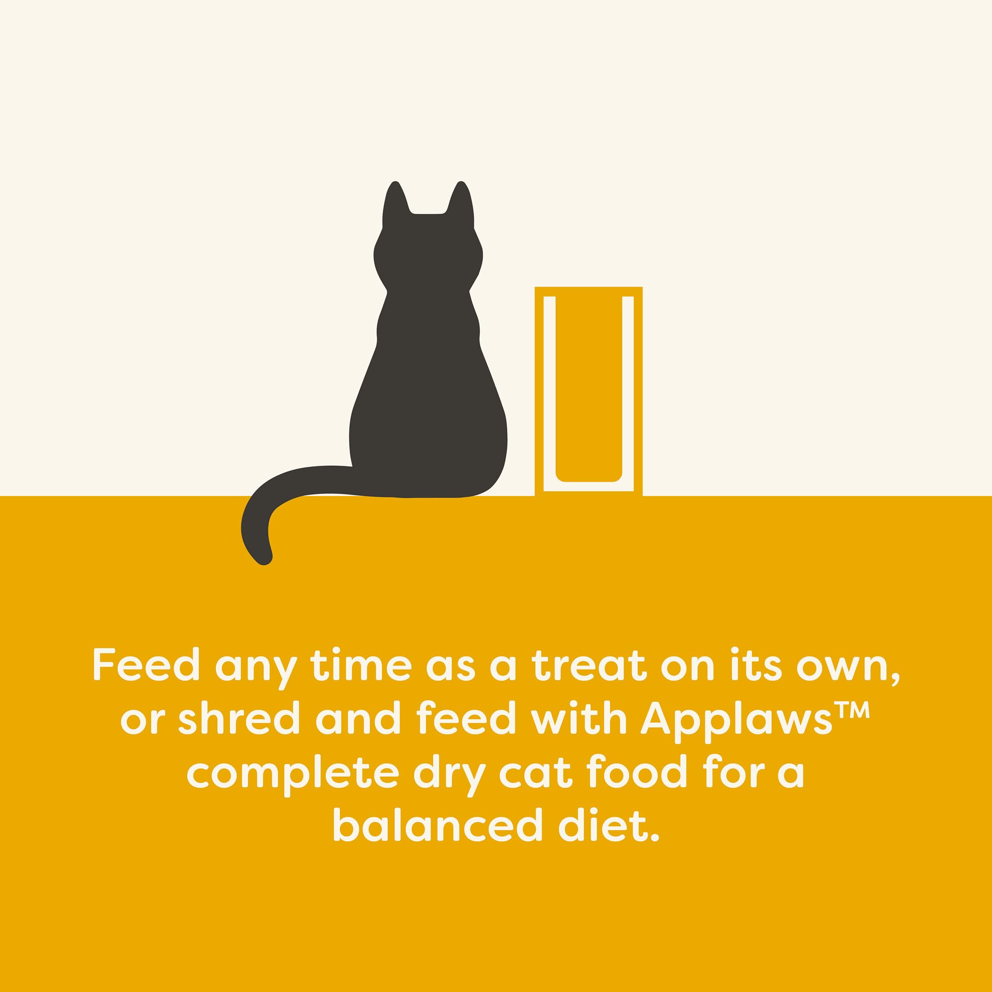 Cat enjoys Applaws treats during reward time