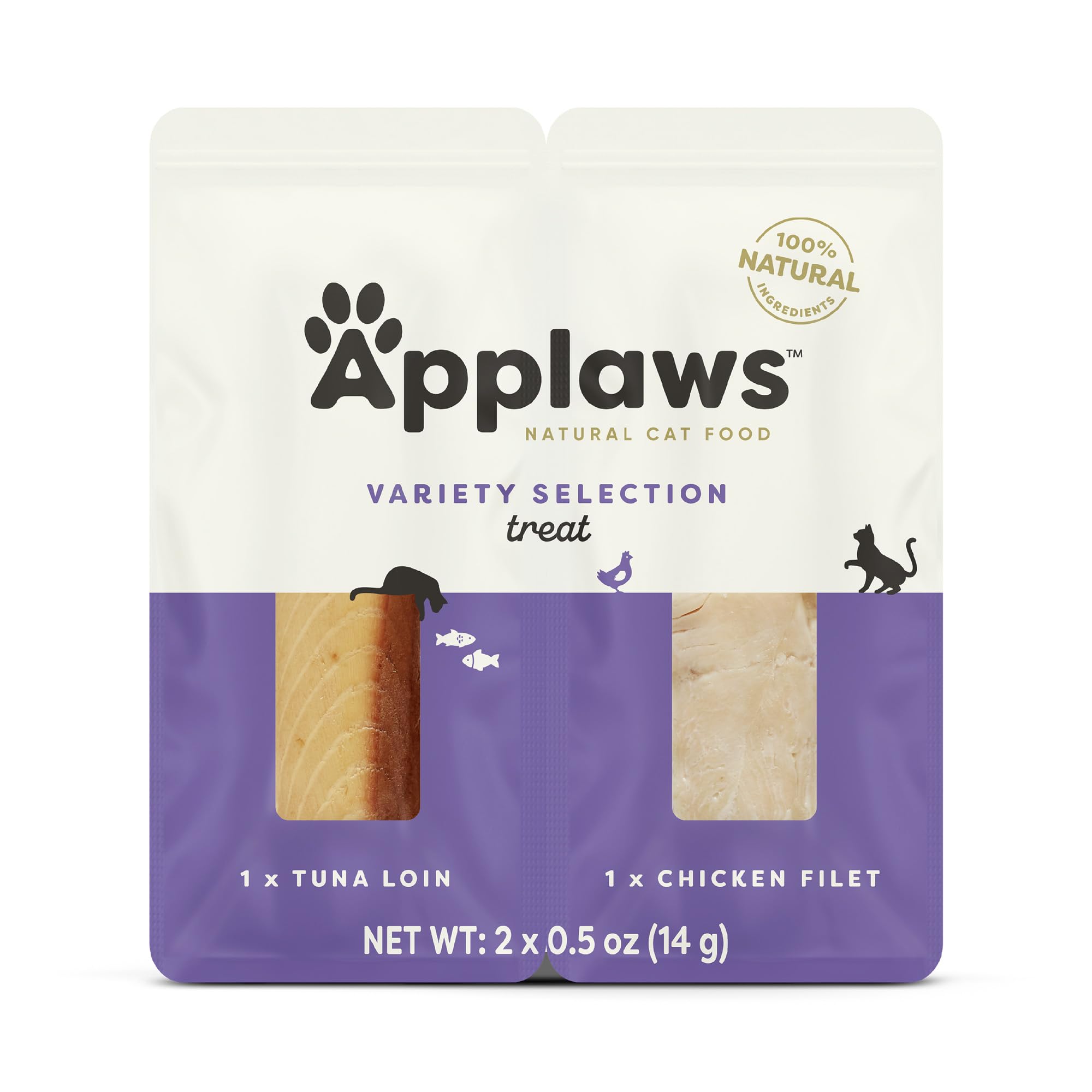 Applaws cat treats on a fresh meal bowl to entice mealtime variety.
