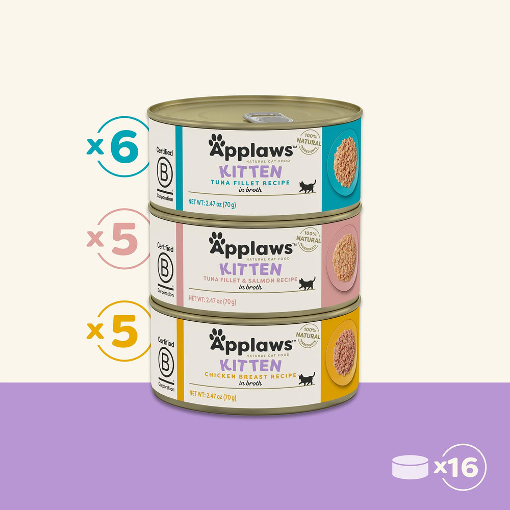 Applaws chicken breast recipe wet cat food, protein-rich and natural.