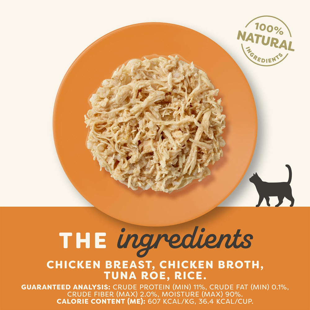 Applaws chicken breast and tuna in broth cup close-up, high-protein meal.