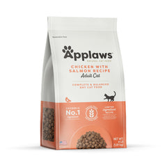 Applaws Complete Dry Cat Food bag front shows grain-free formula for digestive support.