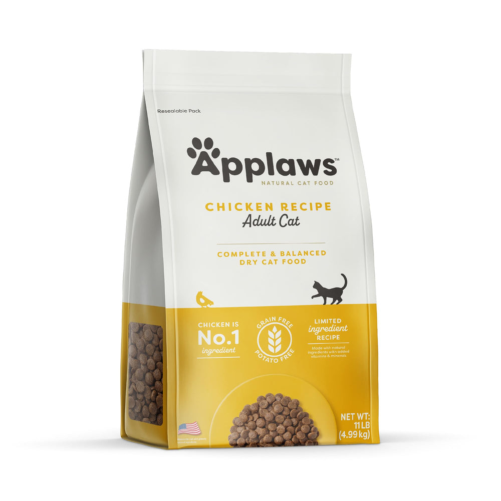 Applaws Complete Dry Cat Food bag with premium protein first ingredient.