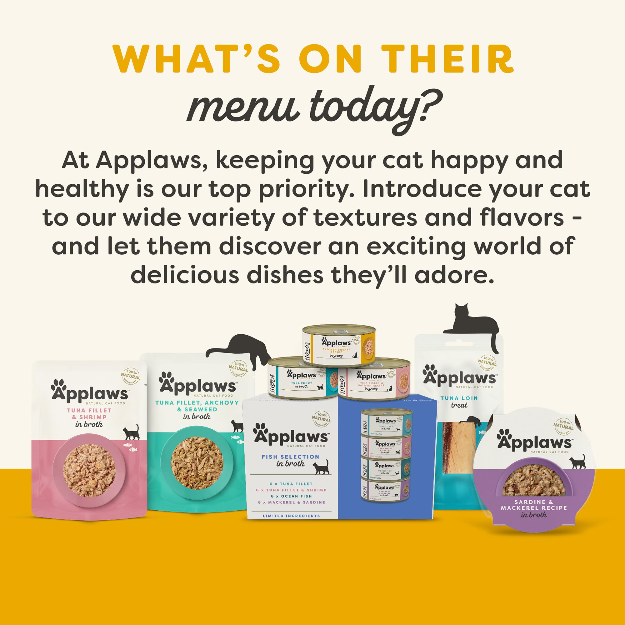 Applaws grain-free label emphasizes no artificial flavors, colors, or preservatives.